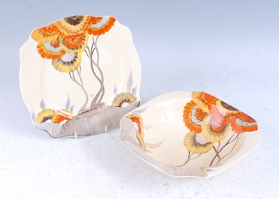 Lot 121 - A 1930s Clarice Cliff Rodanthe pattern...