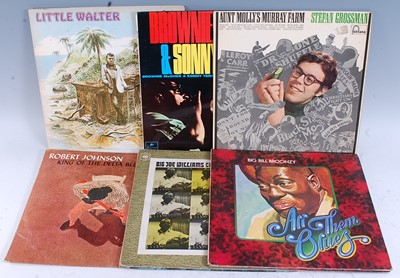 Lot 1042 - A collection of eighteen Blues/Folk LP's, to...