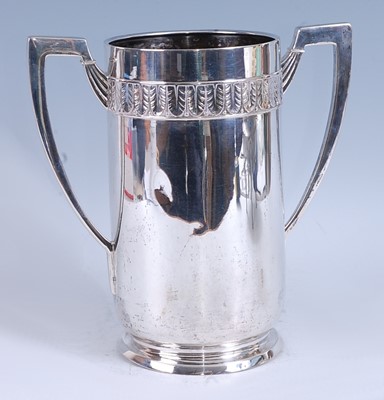 Lot 247 - An Austrian Secessionist silver twin handed...