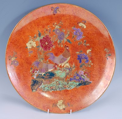 Lot 148 - A 1930s Carltonware ceramic charger, the...