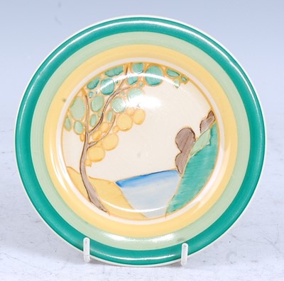 Lot 132 - A 1930s Clarice Cliff Secrets pattern side...