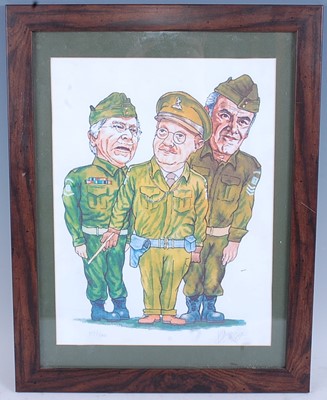 Lot 1115 - Dirk Winson-Bushby, 20th century, Dad's Army...