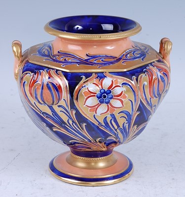 Lot 86 - A Moorcroft MacIntyre twin handled pottery...