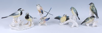 Lot 138 - Karl Ens - a porcelain model of a pair of grey...