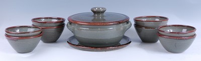 Lot 173 - A suite of contemporary studio pottery by...