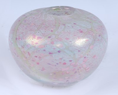 Lot 208 - Siddy Langley - an iridescent studio glass...