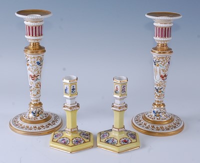 Lot 2068 - A pair of 19th century French hard paste...