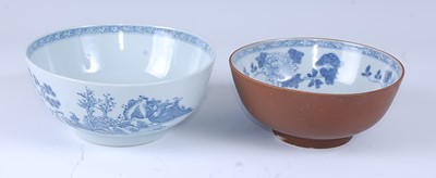 Lot 2321 - A mid 18th century Chinese Nanking blue and...