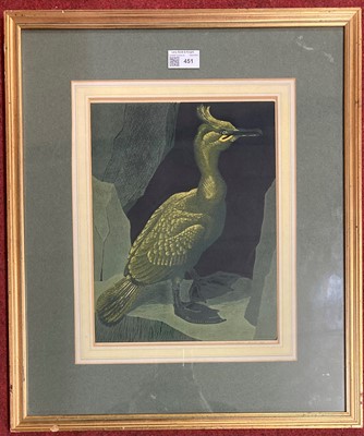 Lot 451 - Robert Gillmor (b.1936) - Shag, linocut,...