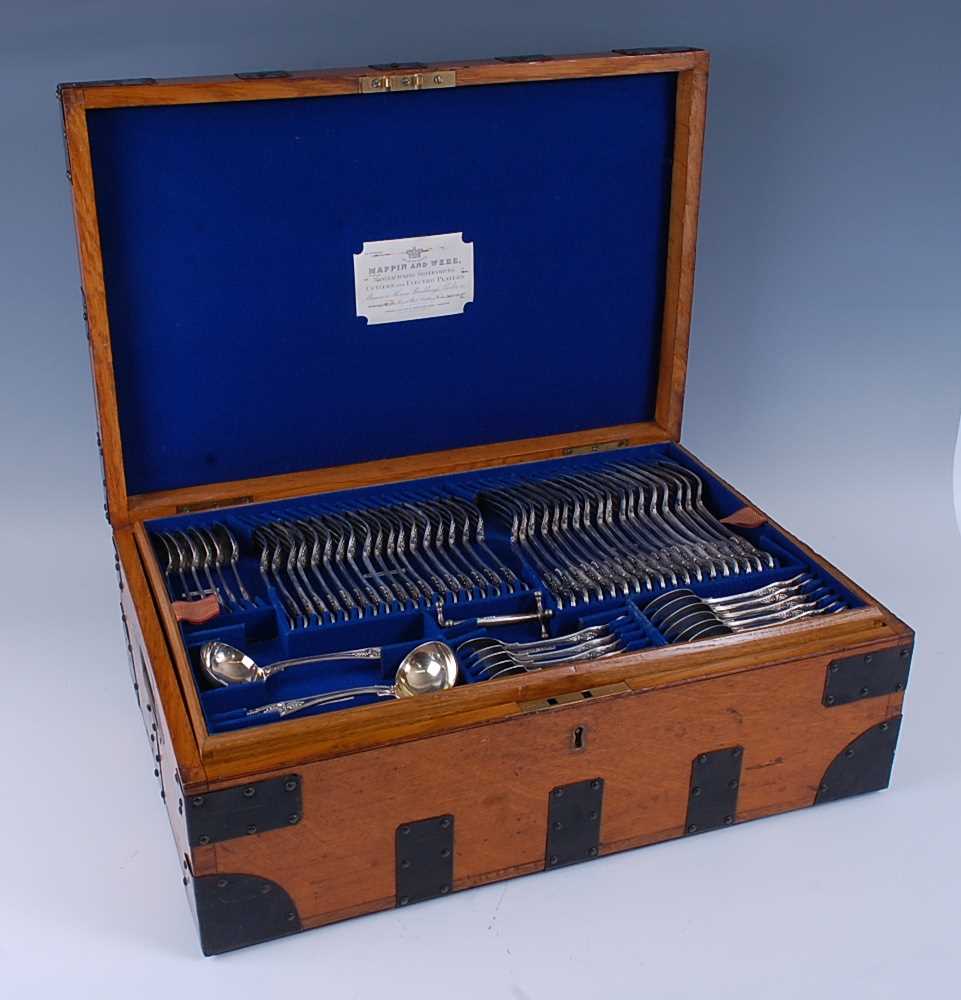 Lot 2143 - A Mappin & Webb silver extensive part cutlery...