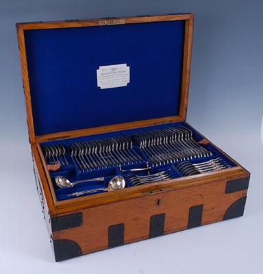 Lot 2143 - A Mappin & Webb silver extensive part cutlery...