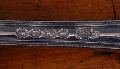 Lot 2143 - A Mappin & Webb silver extensive part cutlery...