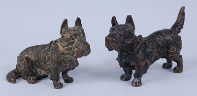 Lot 2300 - A circa 1900 Austrian cold painted bronze of a...