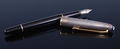 Lot 2303 - A Mont Blanc Meisterstuck fountain pen, having...
