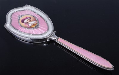 Lot 2155 - An Austrian sterling silver and guilloche...