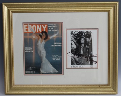 Lot 1104 - Diana Ross, a front page of the publication...