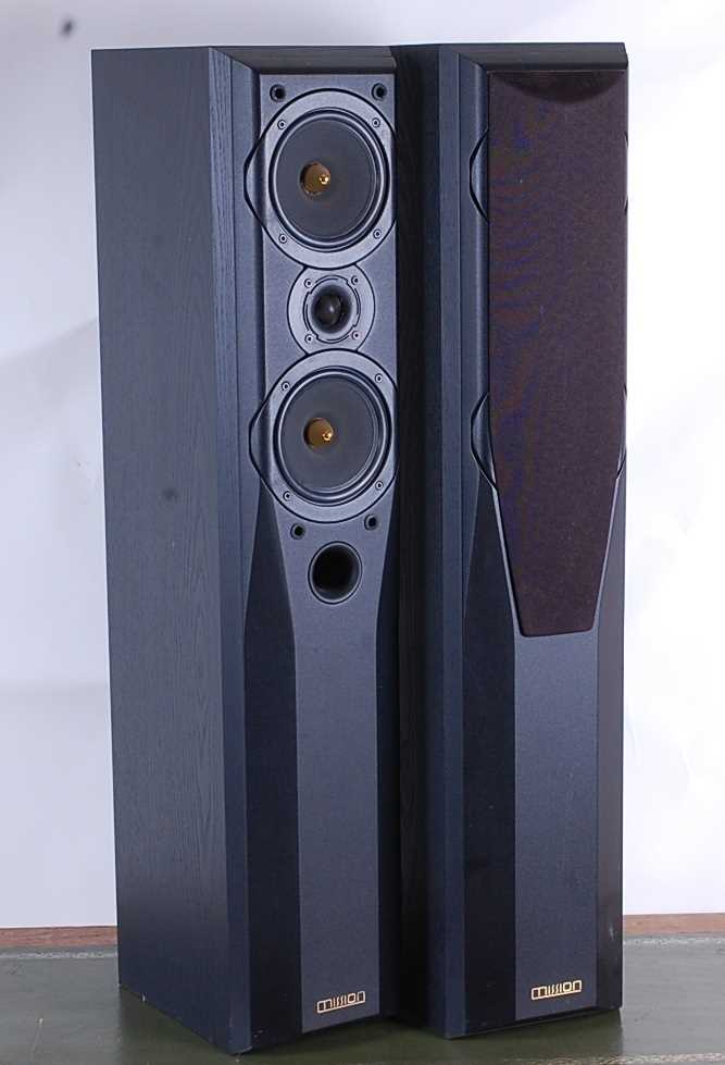 Lot 1020 - A pair of Mission Enclosure type 2-way reflex...