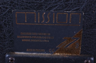 Lot 1020 - A pair of Mission Enclosure type 2-way reflex...