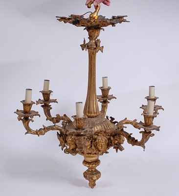 Lot 2501 - An early 20th century French gilt brass...