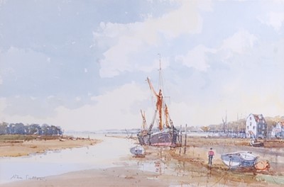 Lot 2410 - John Sutton (b.1935) - Time & Tide, Woodbridge,...