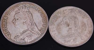 Lot 2030 - Great Britain, 1888 crown, Victoria jubilee...