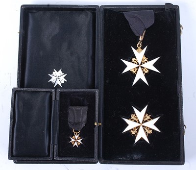 Lot 131 - The Most Venerable Order of St John set of...