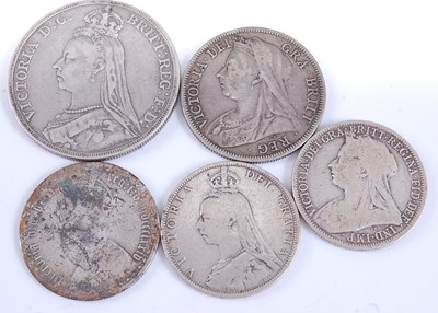 Lot 2149 - Great Britain, 1889 crown, Victoria jubilee...