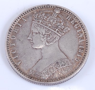 Lot 2172 - Great Britain, 1849 florin, Victoria Godless...