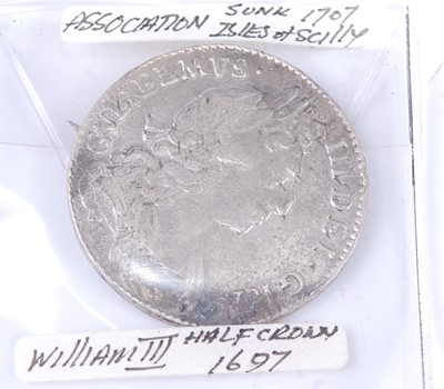 Lot 2055 - Great Britain, 1697 half crown, William III,...