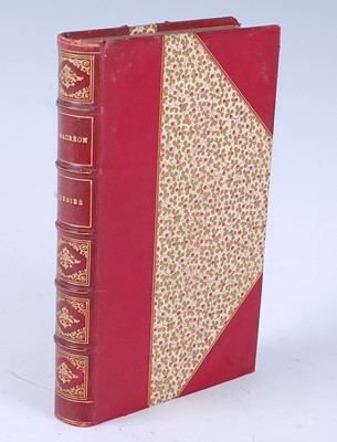 Lot 1004 - Albert, Maurice: Poesies De Anacreon...