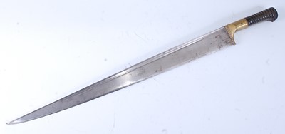 Lot 145 - A large 19th century Afghan Khyber knife,...