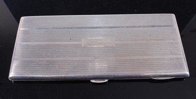 Lot 120 - A 20th century American white metal pocket...
