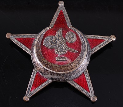 Lot 239 - A WW I Turkish Star or Gallipoli Star, marked...