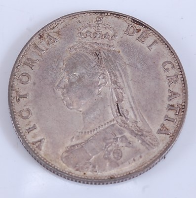 Lot 2121 - Great Britain, 1887 florin, Victoria jubilee...