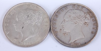 Lot 2174 - Great Britain, 1874 half crown, Victoria young...