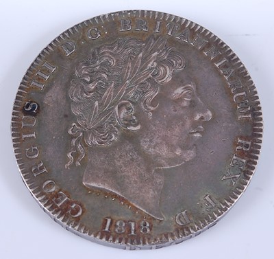 Lot 2034 - Great Britain, 1818 crown, George III laureate...