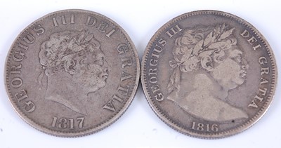 Lot 2027 - Great Britain, 1816 half crown, George III...