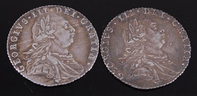 Lot 2031 - Great Britain, 1787 sixpence, George III...