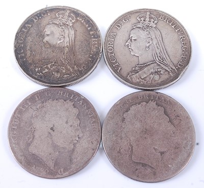 Lot 2150 - Great Britain, 1889 crown, Victoria jubilee...