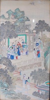 Lot 1291 - Early 20th century Chinese school - Women...