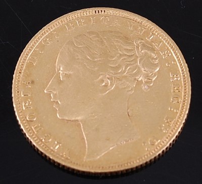 Lot 2212 - Great Britain, 1871 gold full sovereign,...