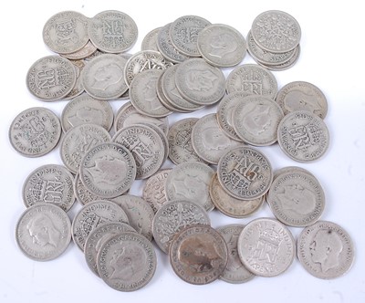 Lot 2113 - Great Britain, a collection of sixpences,...