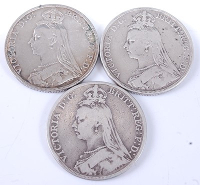 Lot 2043 - Great Britain, 1889 crown, Victoria jubilee...