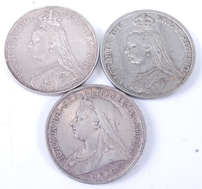 Lot 2044 - Great Britain, 1891 crown, Victoria jubilee...