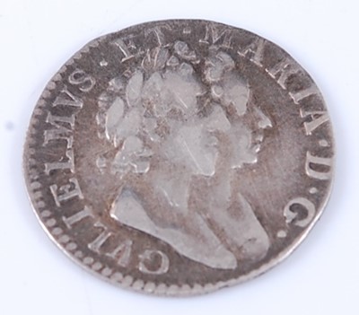 Lot 2045 - Great Britain, 1689 Maundy threepence, William...