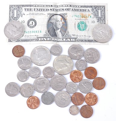 Lot 2158 - World, a collection of miscellaneous coins, to...