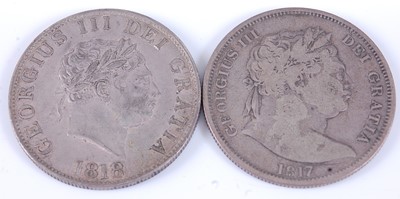 Lot 2049 - Great Britain, 1818 half crown, George III...