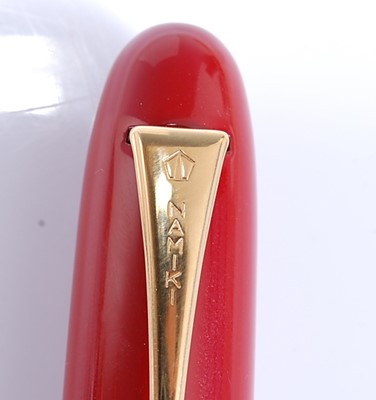 Lot 28 - A Japanese Namiki Yukari Royal Vermilion...