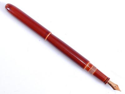 Lot 25 - A Japanese Nakaya Portable Cigar fountain pen,...