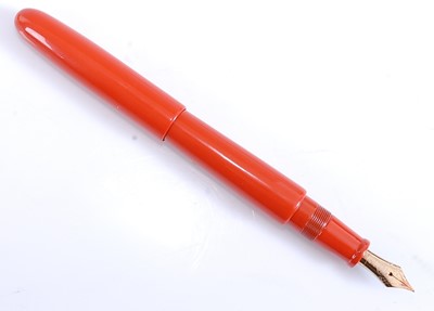 Lot 23 - A Japanese Nakaya Portable Cigar fountain pen,...